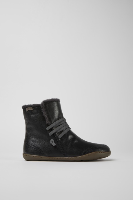 Peu Dark Grey Mid Boot For Women Camper AU New Arrivals