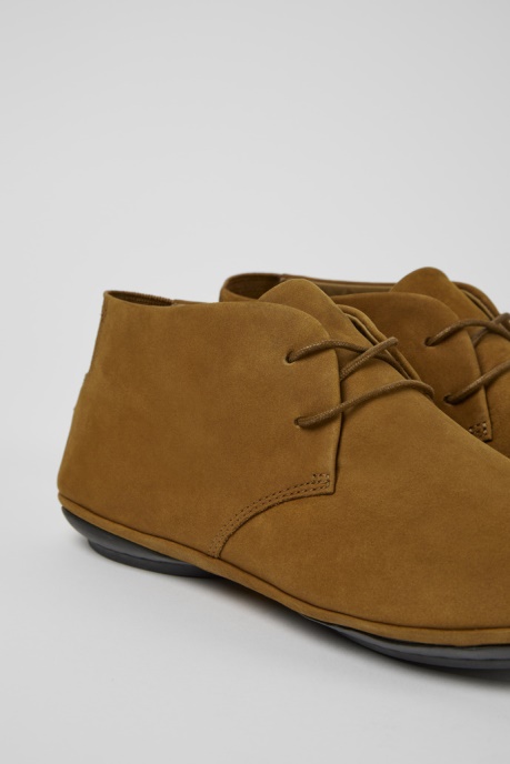 Camper AU Right Brown Nubuck Shoes For Women New Arrivals