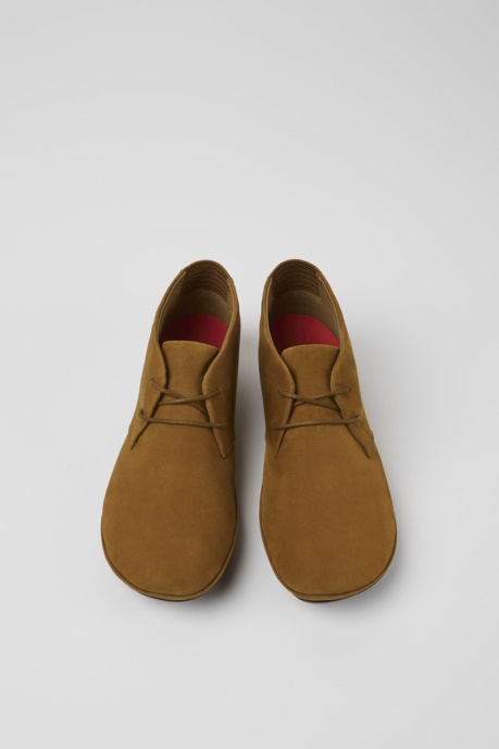Camper AU Right Brown Nubuck Shoes For Women New Arrivals