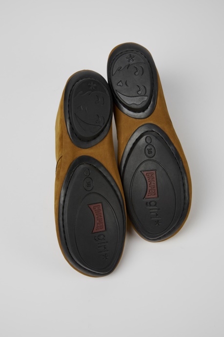 Camper AU Right Brown Nubuck Shoes For Women New Arrivals