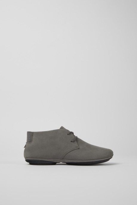 Camper AU Right Gray Nubuck Shoes For Women New Arrivals