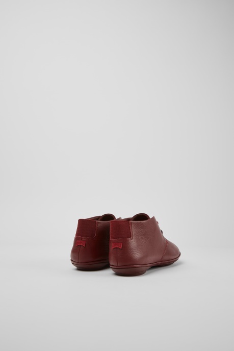 Right Burgundy Leather Shoes For Women Exclusive Camper AU