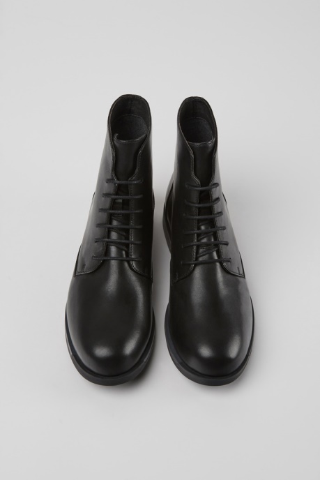 Exclusive Camper AU Bowie Black Leather Ankle Boots For Women
