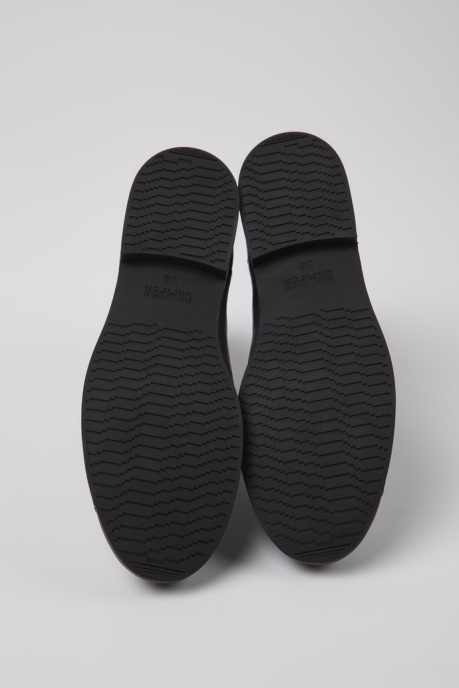 Camper AU Bowie Gray Leather Ankle Boots For Women New Arrivals