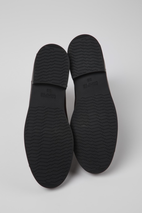 Camper AU Design Bowie Brown Leather Ankle Boots For Women