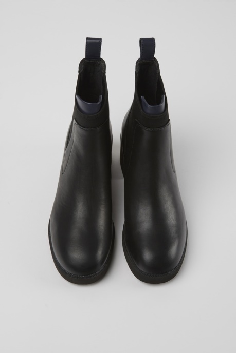 Wonder Black And Blue Leather Ankle Boots For Women Exclusive Camper AU