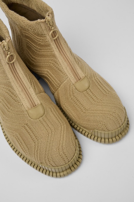 Exclusive Camper AU Pix Beige Ankle Boots For Women