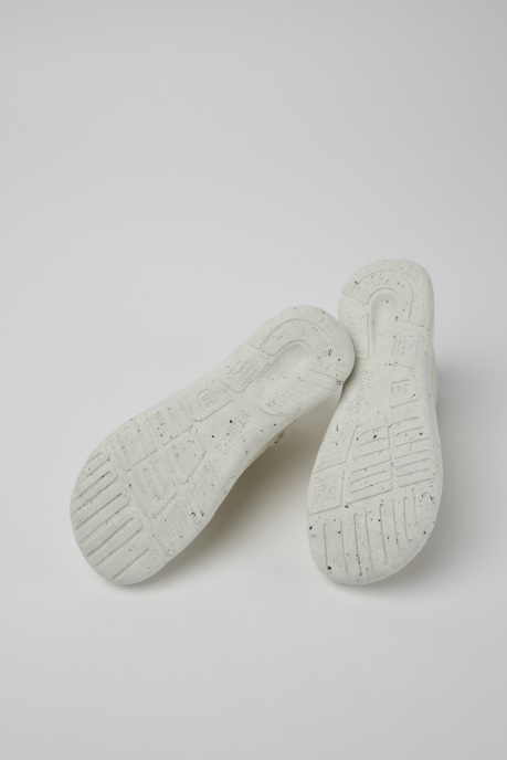 Peu Stadium White Leather Ankle Boots For Women Camper AU New Arrivals