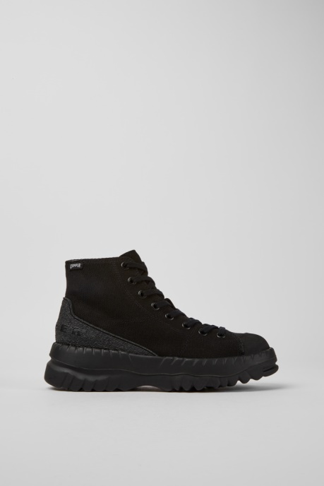 Teix Black Rubber And Bci Cotton Boots Exclusive Camper AU