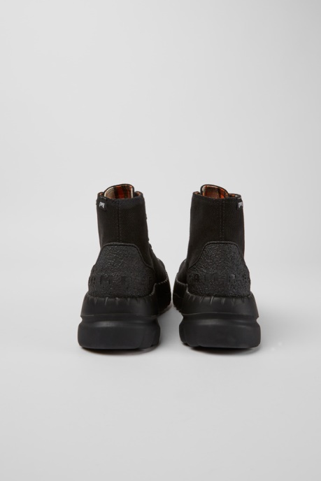 Teix Black Rubber And Bci Cotton Boots Exclusive Camper AU