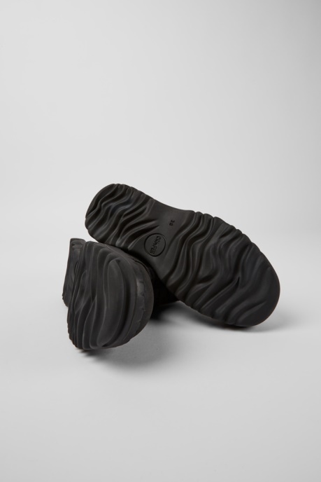 Teix Black Rubber And Bci Cotton Boots Exclusive Camper AU