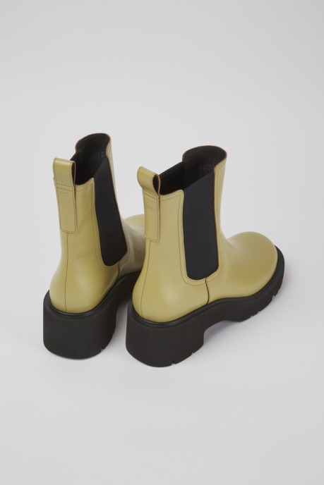 Exclusive Camper AU Milah Beige Leather Boots For Women