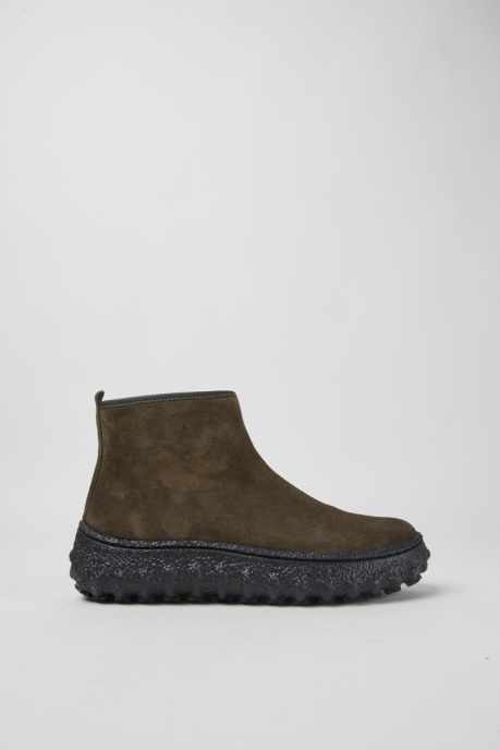 Camper AU Ground Michelin Dark Grey Suede Ankle Boots New Arrivals