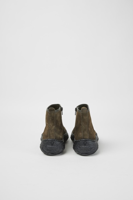 Camper AU Ground Michelin Dark Grey Suede Ankle Boots New Arrivals