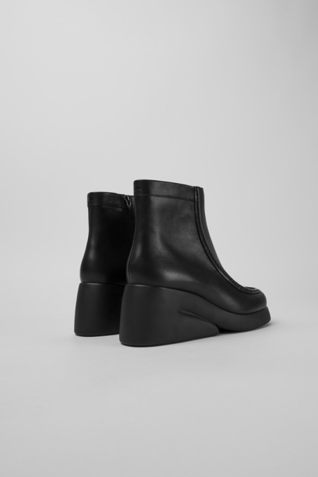 Kaah Black Leather Boots For Women Exclusive Camper AU