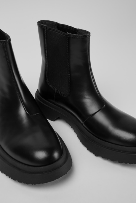 Exclusive Camper AU Walden Black Leather Boots For Women
