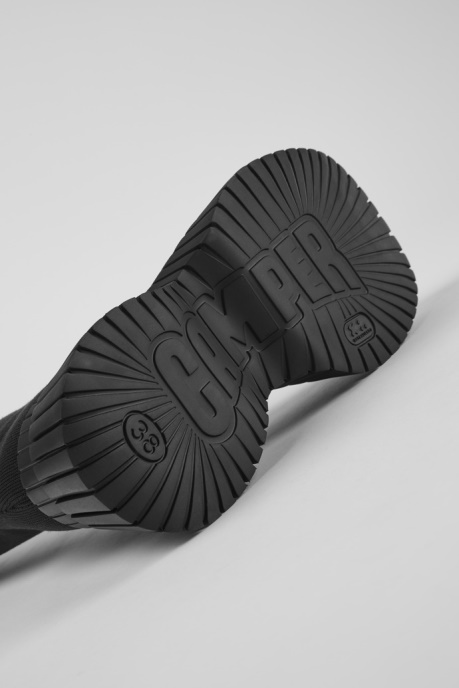 Design Bcn Black Textile Boots For Women Camper AU