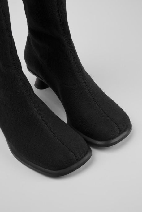 Camper AU Design Dina Black Tencel™ Lyocell High Boots