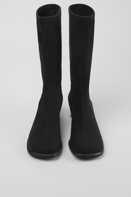 Camper AU Design Dina Black Tencel™ Lyocell High Boots