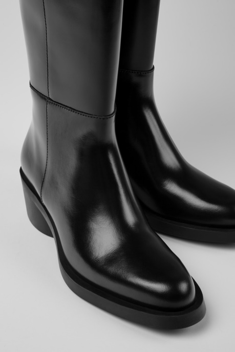 Bonnie Black Leather High Boots For Women Exclusive Camper AU