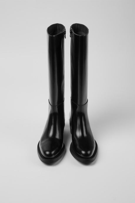 Bonnie Black Leather High Boots For Women Exclusive Camper AU