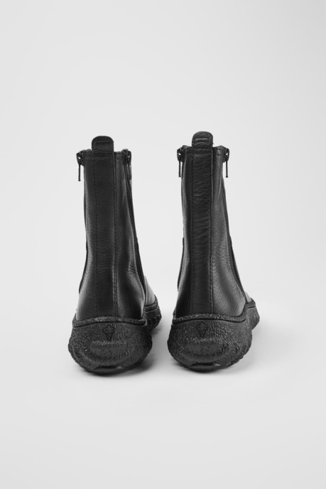 Ground Michelin Women's Black Mid Boot With Zip Camper AU New Arrivals