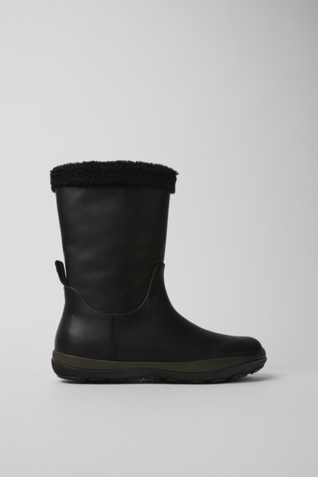 Exclusive Camper AU Peu Pista Gore-Tex Black Leather Boots For Women