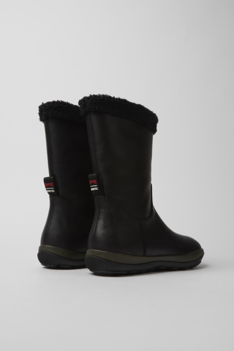 Exclusive Camper AU Peu Pista Gore-Tex Black Leather Boots For Women