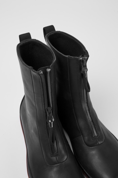 Design Peu Pista Gore-Tex Black Leather Zip Boots Camper AU