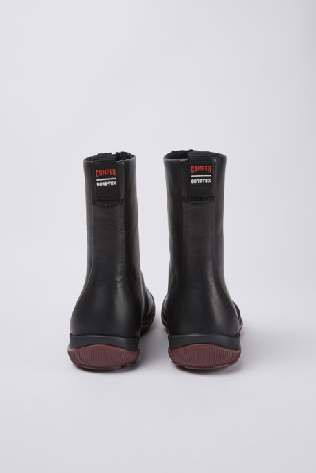 Design Peu Pista Gore-Tex Black Leather Zip Boots Camper AU