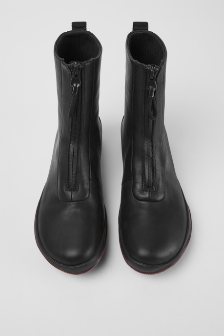 Design Peu Pista Gore-Tex Black Leather Zip Boots Camper AU