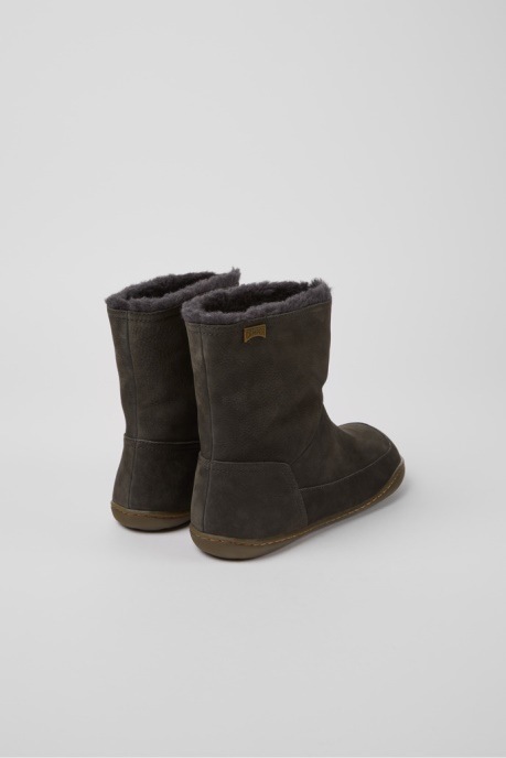 Exclusive Camper AU Peu Dark Grey Nubuck Ankle Boots For Women