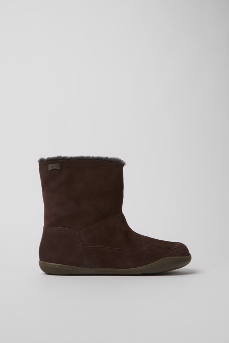 Exclusive Camper AU Peu Brown Nubuck Ankle Boots For Women