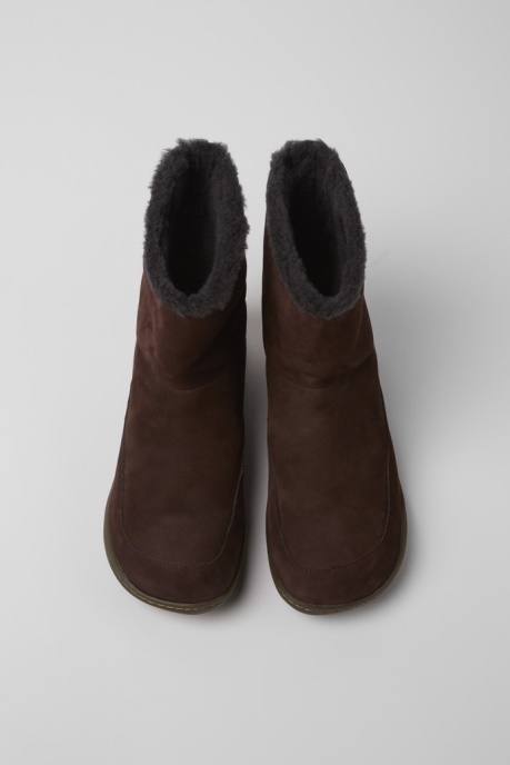 Exclusive Camper AU Peu Brown Nubuck Ankle Boots For Women