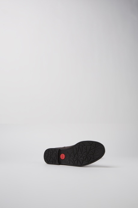 Mil Dark Brown Leather And Textile High Boots For Women Camper AU New Arrivals