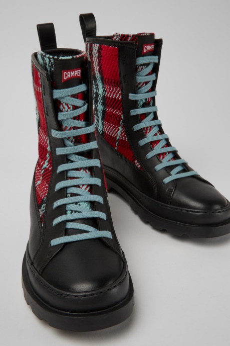 Brutus Multicolor Lace-Up Boots For Women Camper AU New Arrivals