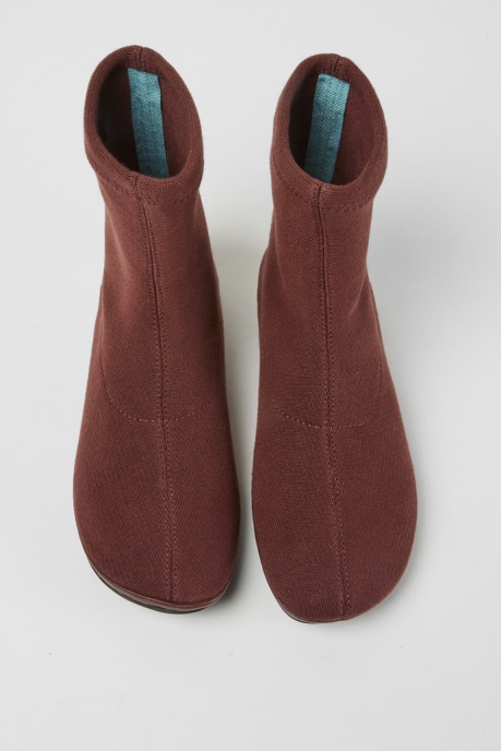Right Tencel Burgundy Ankle Boots Exclusive Camper AU