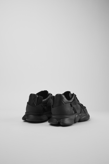 Karst Black Leather And Textile Sneakers For Women Camper AU New Arrivals