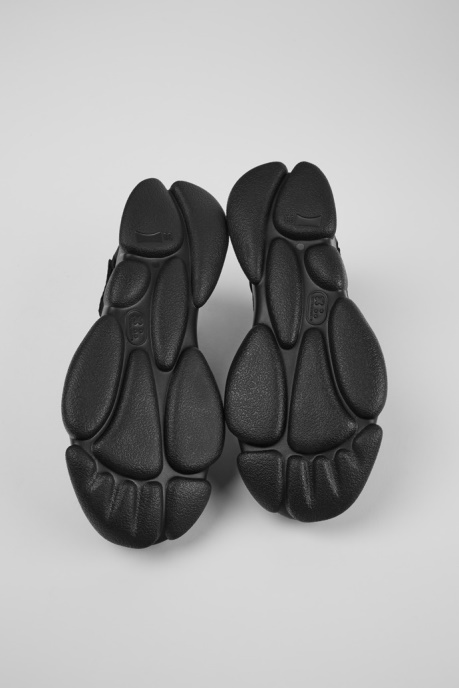Karst Black Leather And Textile Sneakers For Women Camper AU New Arrivals
