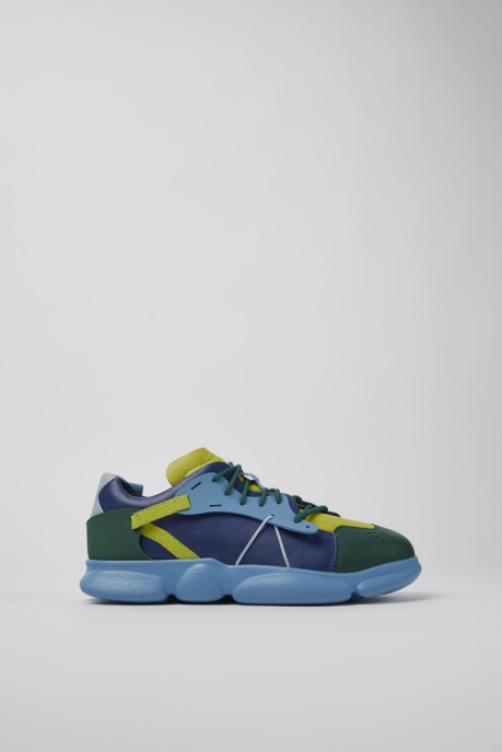 Design Twins Multicolored Leather And Textile Sneakers For Women Camper AU