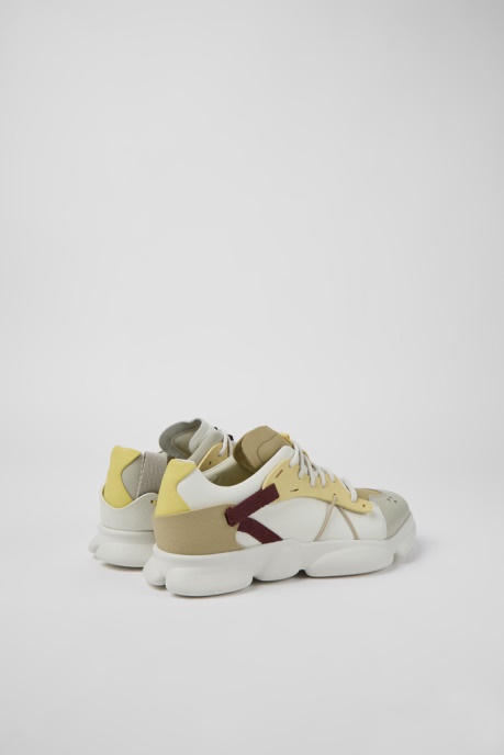 Twins Multicolored Leather And Textile Sneakers For Women Camper AU New Arrivals