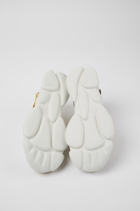 Twins Multicolored Leather And Textile Sneakers For Women Camper AU New Arrivals