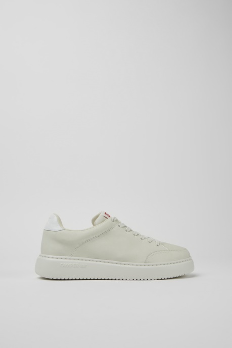 Design Runner K21 White Non-Dyed Leather Sneakers For Women Camper AU