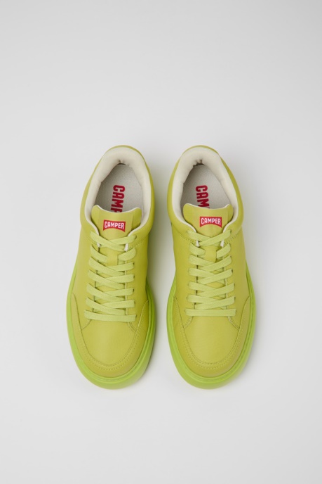 Runner K21 Green Leather Sneakers For Women Exclusive Camper AU