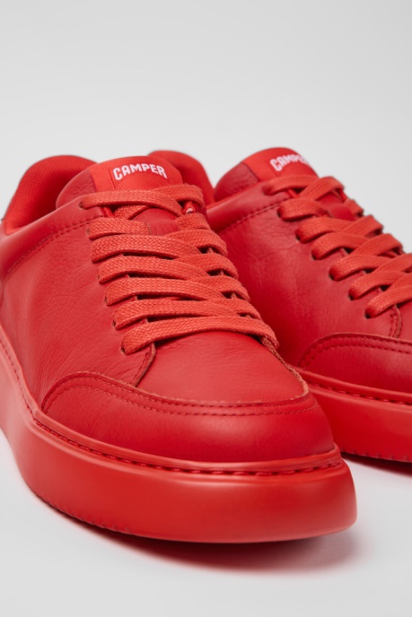Exclusive Camper AU Runner K21 Red Leather Sneakers For Women
