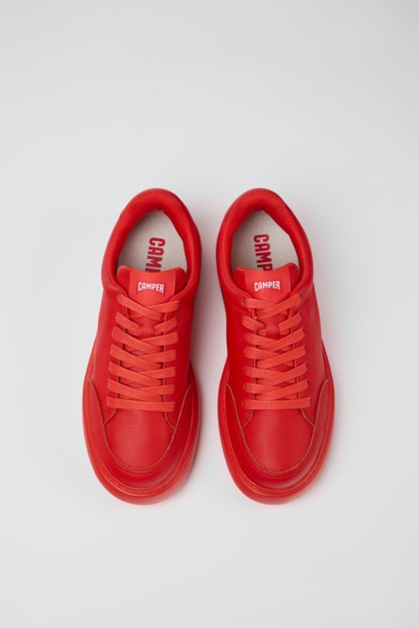 Exclusive Camper AU Runner K21 Red Leather Sneakers For Women