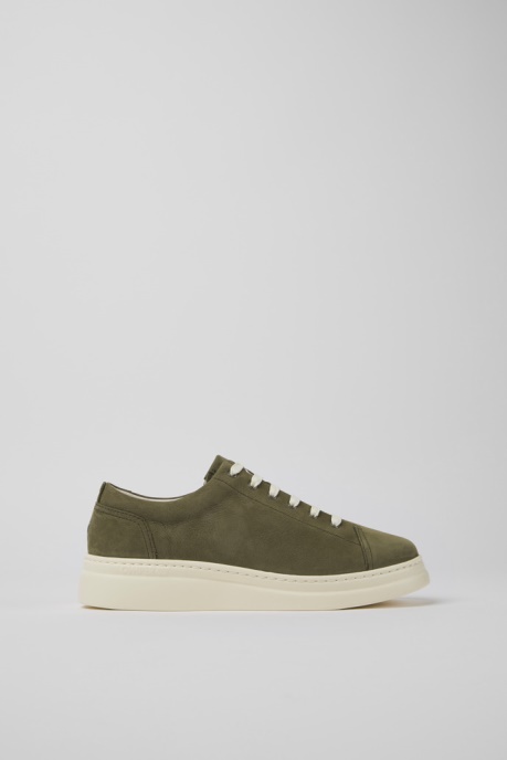 Exclusive Camper AU Runner Up Green Nubuck Sneakers For Women
