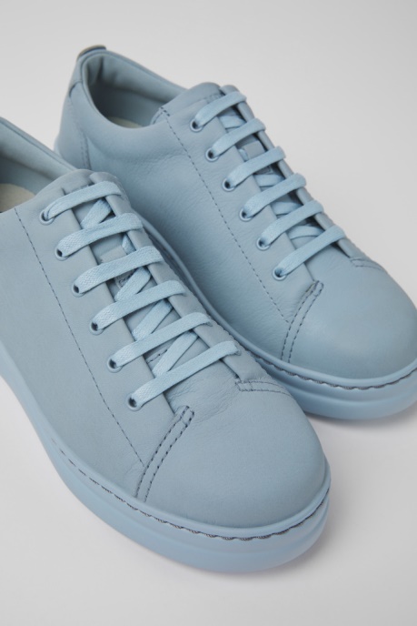 Runner Up Blue Leather Sneakers For Women Camper AU New Arrivals