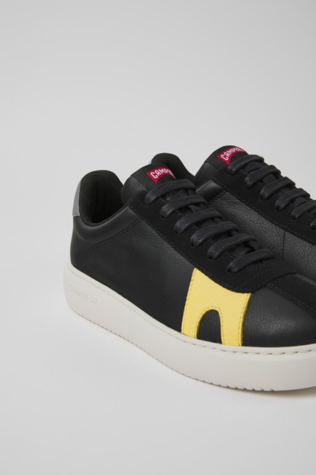 Twins Black Leather And Nubuck Sneakers For Women Exclusive Camper AU
