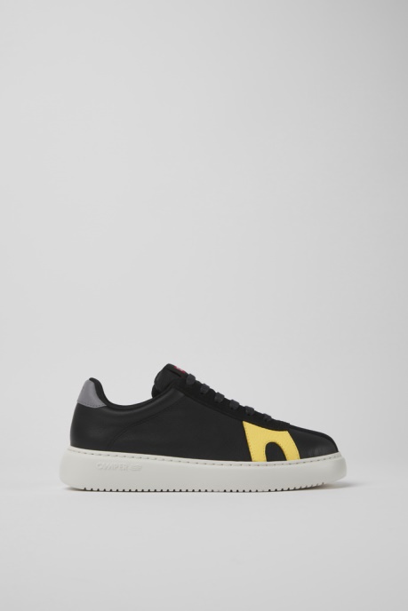 Twins Black Leather And Nubuck Sneakers For Women Exclusive Camper AU